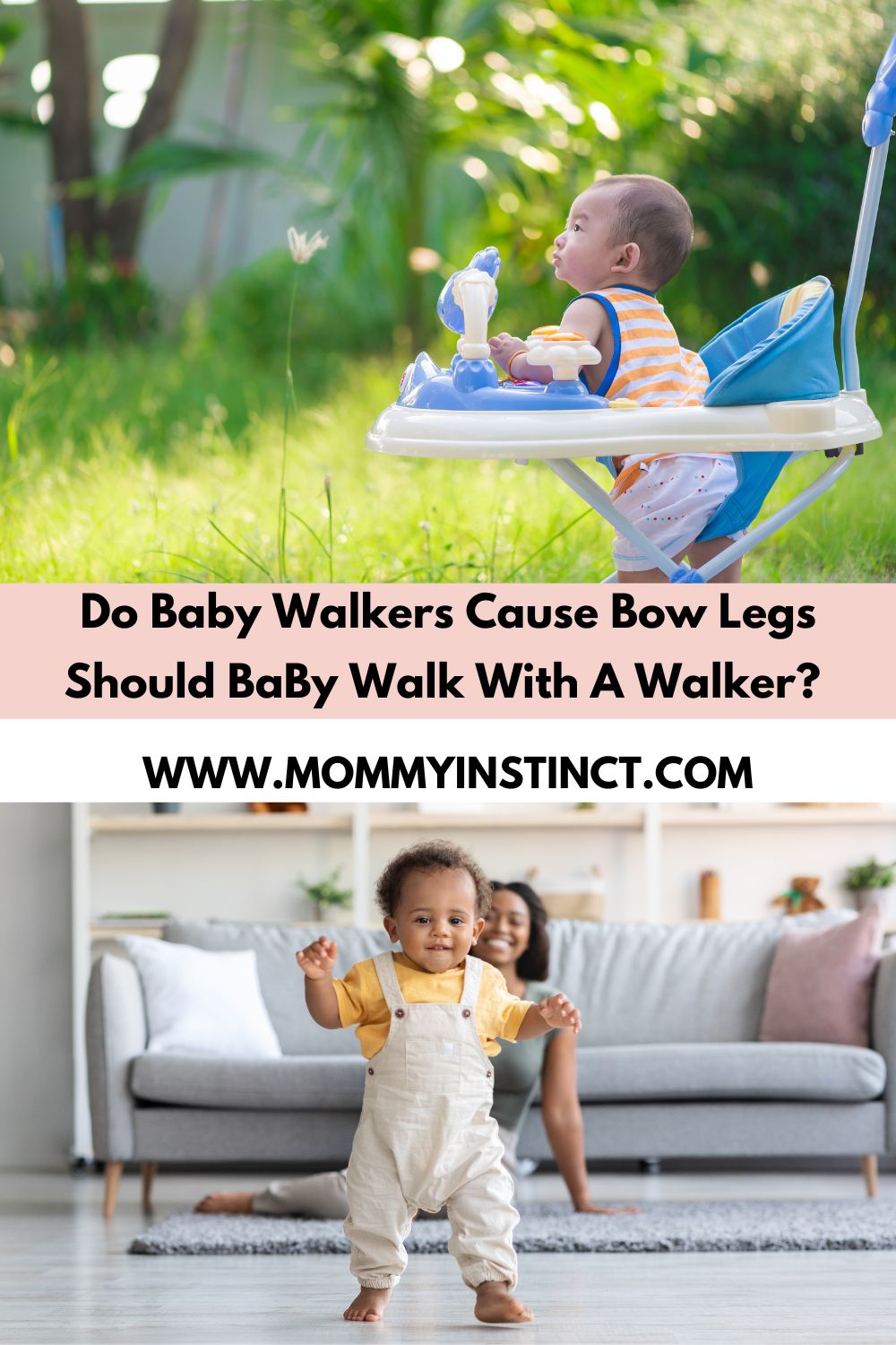 do baby walkers cause bow legs