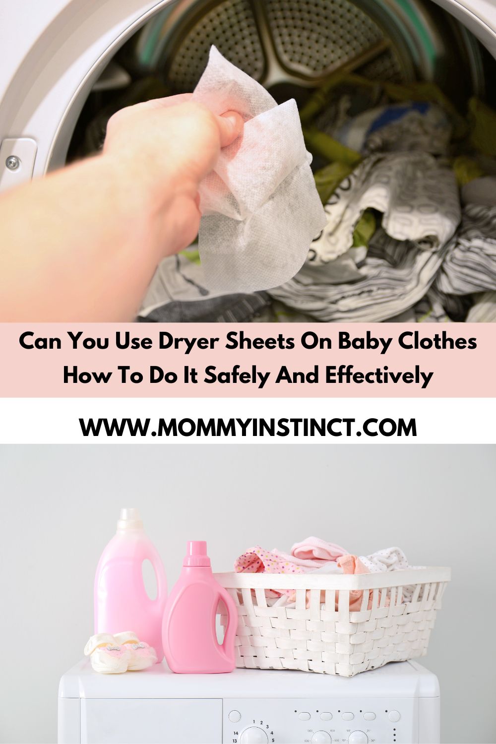 can you use dryer sheets on baby clothes