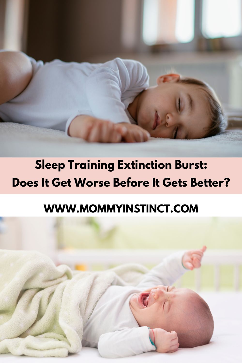 sleep training extinction burst
