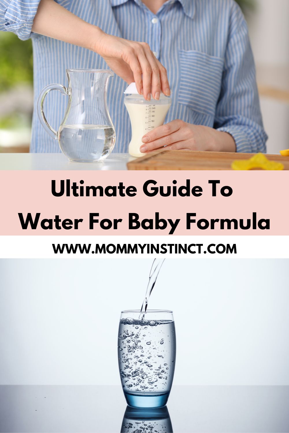 What type of water can you use for baby formula