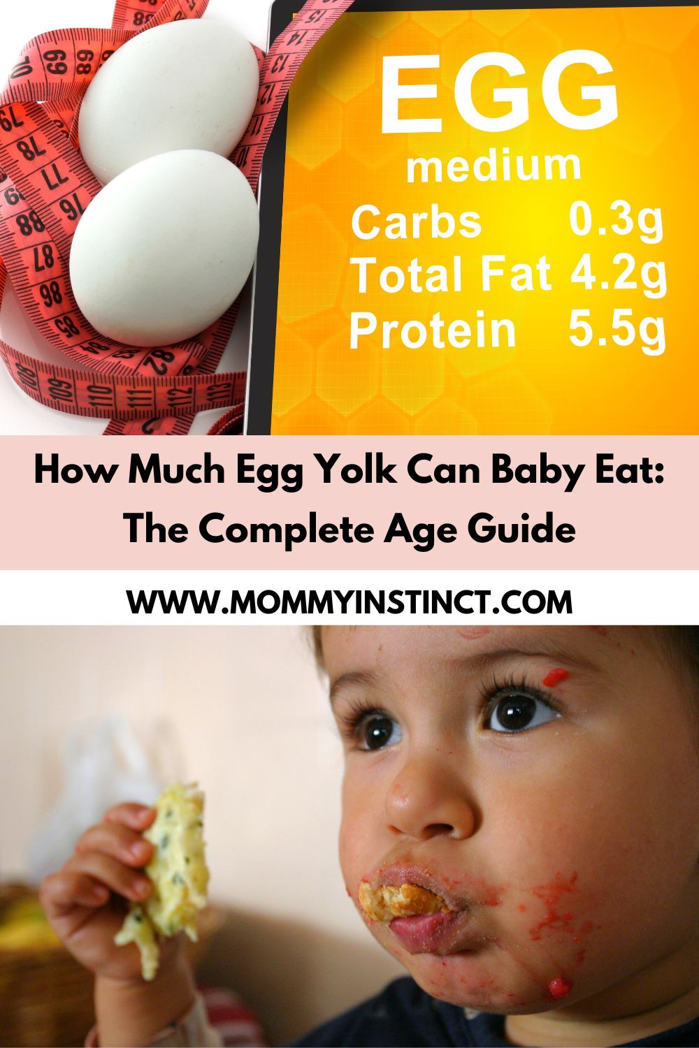 how much egg yolk can baby eat